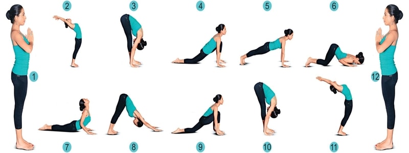 sun salutations